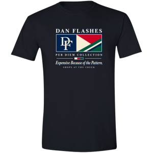 Dan Flashes Per Diem Collection Pattern Humor T-Shirt