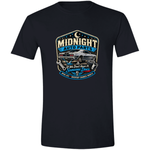 Midnight Auto Parts Car Guy Mechanic Humor